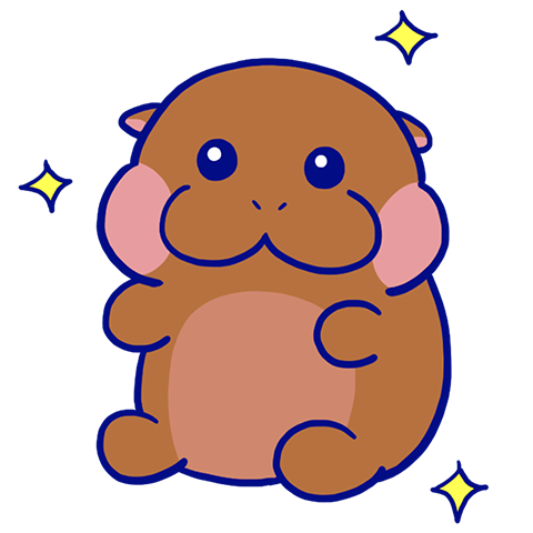 コビトカバのキャラクター画像