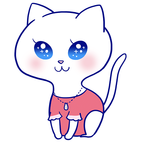 ネコのキャラクター画像