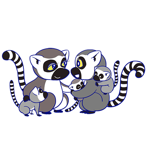 ローラとアリコのキャラクター画像