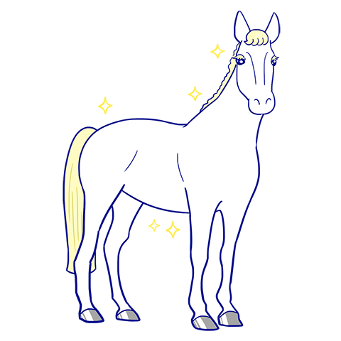 正月ウマ特集のキャラクター画像